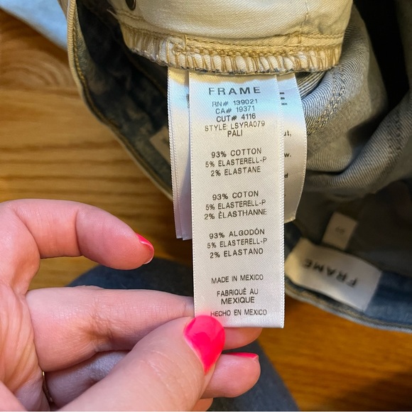 FRAME Le Sylvie Slender Straight jeans size 27 - Picture 8 of 11